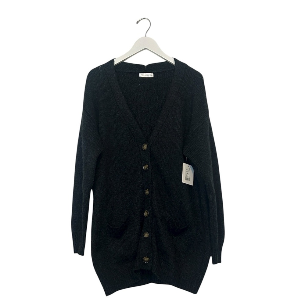 89th + Madison Oversized Button Down Cardigan, Large